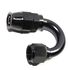 (one) Black AN8 8AN AN-8 180 Degree Swivel Reusable Hose End Fitting Adapter New