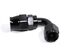 (one) AN8 8AN AN-8 90 Degree Swivel Fuel Oil Gas Line Hose End Fitting Black