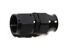 (one) Black AN12 12AN AN-12 Straight Swivel Fuel Oil Gas Line Hose End Fitting