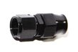 (one) AN8 8AN AN-8 Straight Swivel Fuel Oil Gas Line Hose End Fitting Black