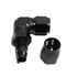 (one) 10AN AN10 Union Elbow Fitting Black 90