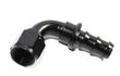 (one)90 Degree AN10 10AN AN-10 Push On/ Push Lock Hose End Fitting Adapter Black