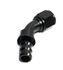 (one)45 Degree AN12 12AN AN-12 Push On/ Push Lock Hose End Fitting Adapter Black