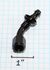 AN4 4AN AN-4 45 Degree Black Swivel Fuel Oil Gas Line Push-on Hose End Fitting