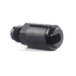 Hose End Fitting Adapter, EFI Fuel Line -6AN Male to 1/4 SAE  0 Degree, Black