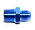 6AN AN-6 TO 3/8NPT Male Thread Aluminum Anodized Fitting Adapter BLUE