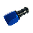 Blue 8AN Straight Push Lock Hose End Fitting Oil Fuel Coolant Push On AN8 New