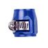 1x AN8 AN-8 Push On Hose End Cover Clamp Finisher Blue Aluminum Anodized Fitting