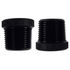 Two (2) Black Aluminum Oil Filter with 1/2-28 to 3/4NPT Round Threading