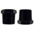 Two (2) Black Aluminum Oil Filter with 1/2-28 to 3/4NPT Threading