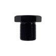 One (1) Black Aluminum Oil Filter with 1/2-28 to 3/4-16 Threading