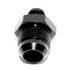 AN6 6AN TO AN10 Male Thread Straight Aluminum Anodized Fitting Adapter Black