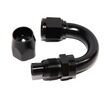 EMUSA AN10 180 Degree Swivel Fuel Oil Gas Line Hose End Fitting Adapter Black