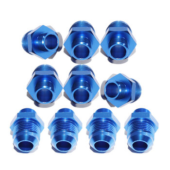 10Pcs Blue AN12 M20*1.5Oil/Fuel Line Hose End Male/Female Union Fitting Adapter