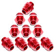 10Pcs Red AN12 M20*1.5Oil/Fuel Line Hose End Male/Female Union Fitting Adapter