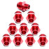 10Pcs Red AN12 M20*1.5Oil/Fuel Line Hose End Male/Female Union Fitting Adapter