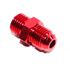 6AN AN-6 TO M14X1.5 NPT Male Thread Aluminum Anodized Fitting Adapter RED