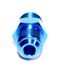 6AN AN-6 TO M14X1.5 NPT Male Thread Aluminum Anodized Fitting Adapter BLUE