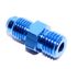 4AN AN-4 TO M12X1.5 NPT Male Thread Aluminum Anodized Fitting Adapter BLUE