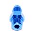 4AN AN-4 TO M12X1.5 NPT Male Thread Aluminum Anodized Fitting Adapter BLUE