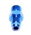 4AN AN-4 TO M12X1.5 NPT Male Thread Aluminum Anodized Fitting Adapter BLUE