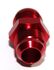 -10AN Male to-10AN Male Thread Straight Aluminum Anodized Fitting Adapter Red