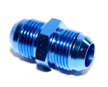 10AN AN-10 Male Thread Straight Aluminum Anodized Fitting Adapter BLUE