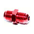 New Red -6AN Male to -6AN Male Thread Straight Aluminum Anodized Fitting Adapter