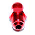 New Red -6AN Male to -6AN Male Thread Straight Aluminum Anodized Fitting Adapter