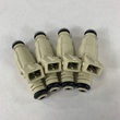 Set of 4 #0280155811 Flow Matched Fuel Injector Set V8 34pph EV6 4 hole