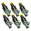 OEM Fuel Injectors Set (6) 0280150715 Rebuilt New Brand