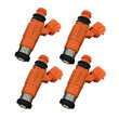 4x Fuel Injector Flow Matched 68V-8A360-00-00 for Yamaha Outboard 115 HP Marine