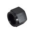 -8AN Fitting Female Cap block off nut Black