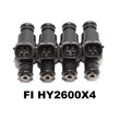 4xFuel Injector 9260930006 For 00-05 Hyundai Accent 1.5L 1.6L 35310-22600 EMUSA