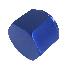 Universal Blue Aluminum Alloys Female 8AN Flare Cap Fitting, Block Off Nut