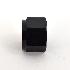 -8AN Fitting Female Cap block off nut Black