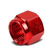 1Pcs -6AN Fitting Female Cap block off nut Red New Brand