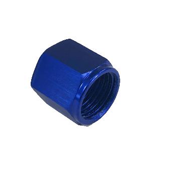 -6AN Fitting Female Cap block off nut Blue New Brand