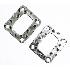 Twin Universal T4 Turbo Gasket & Manifold Gasket 4-Bolt GT40 GT45 T4 New Brand