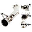 3.5 quot; Stainless Steel Exhaust Downpipe BMW 335i 335ix M135i F30 F20 F21 N55