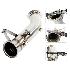 3.5" Stainless Steel Exhaust Downpipe BMW 335i 335ix M135i F30 F20 F21 N55