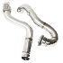 New Turbo Catless Test Pipe SS Exhaust Downpipe 3