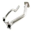 STAINLESS 2.5 quot; DOWNPIPE S2000 TURBO DOWNPIPE + 38MM WASTEGATE DUMPTUBE F20C F22C