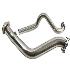 STAINLESS 2.5" DOWNPIPE S2000 TURBO DOWNPIPE + 38MM WASTEGATE DUMPTUBE F20C F22C