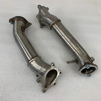 SS Turbo Back Downpipe 3 Twin Turbo Catless SS Downpipe for 2009-2017 Nissan GTR R35 3 quot; VR38DETT