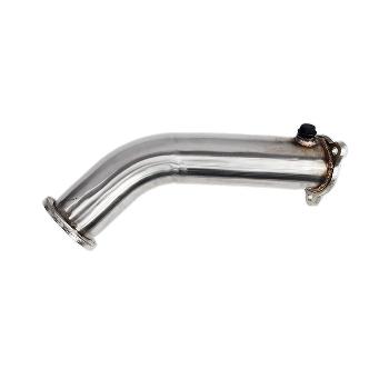 Turbo Catless Test Pipe SS Exhaust Downpipe 3"