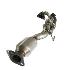 Catalytic Converter Exhaust Flex Y Pipe For 03-07 Nissan Murano 3.5L Direct Fit