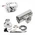 EMUSA SSQV Style Universal BOV With 2.5 Tube Pipe Piping Civic EVO STI Silver