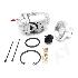 EMUSA SSQV Style Universal BOV With 2.5 Tube Pipe Piping Civic EVO STI Silver