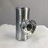 EMUSA SSQV Style Universal BOV With 2.5 Tube Pipe Piping Civic EVO STI Silver